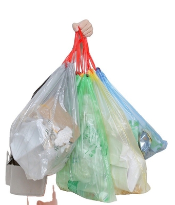 Kleurrijke gerecycled PE vuilniszak Draaiband vuilniszak voor milieuvriendelijke afvaloplossing
