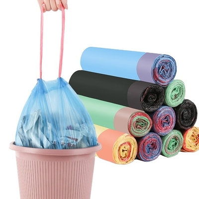 Kleurrijke gerecycled PE vuilniszak Draaiband vuilniszak voor milieuvriendelijke afvaloplossing