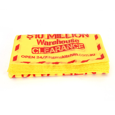 Persoonlijke HDPE/LDPE/LLDPE T-shirtzak voor winkels in supermarkten en take-away verpakkingen