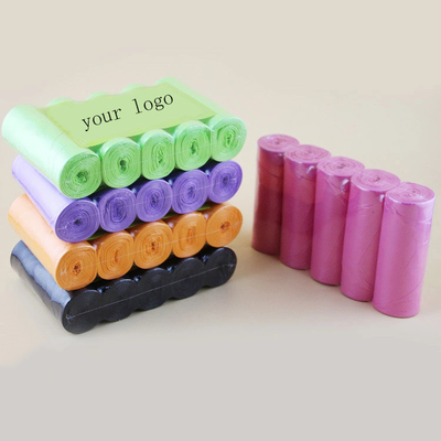 Flexo-printing Duidelijke drukzakken Biologisch afbreekbare plastic vuilniszakken voor verpakkingen