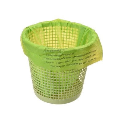 Op maat gemaakte zakken groen wit biologisch afbreekbaar plastic zakken transparante dikte op maat gemaakte zakken