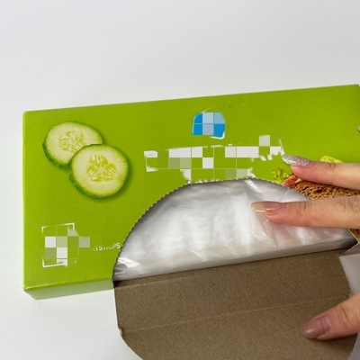 Biologisch afbreekbare PE-plastic voedselverpakkingszak op rol voor heldere en verse bescherming
