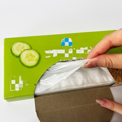 Biologisch afbreekbare PE-plastic voedselverpakkingszak op rol voor heldere en verse bescherming