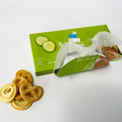 Doorzichtige HDPE-zakken voor vegetarische verscheuringsbestendige HDPE/LDPE/LLDPE supermarkt plastic zakken rol