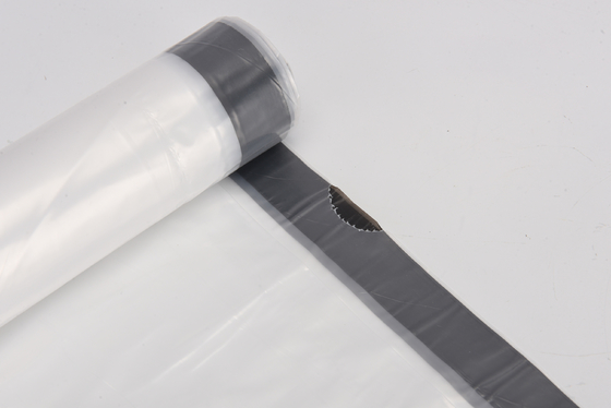 HDPE LDPE MDPE vierkant bodemzak kantoorhuisvesting draagbare automatische sluiting trekstreng plastic zak