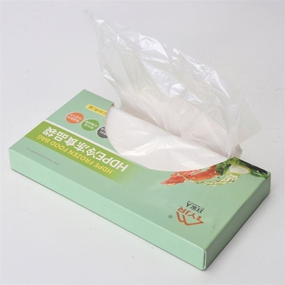 Kleine supermarkt Plastic Bag On Roll voor droog voedsel Versheid Bescherming Pakket Groen