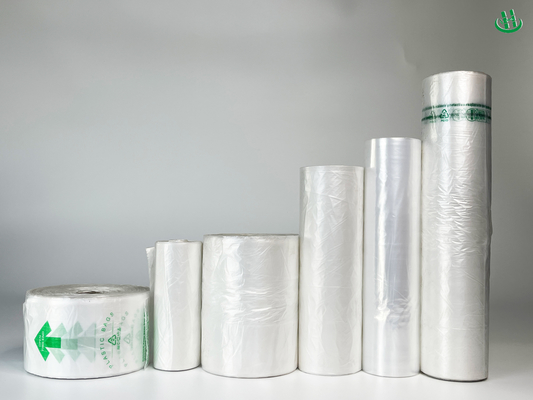 Verdikte plastic zak voor huishoudens 5-100 mic Dikte Vierkleurig vest Vuilnis sorteren