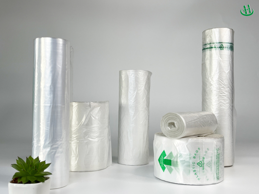 Verdikte plastic zak voor huishoudens 5-100 mic Dikte Vierkleurig vest Vuilnis sorteren