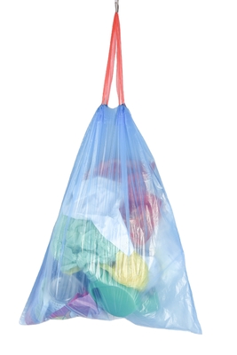 Certificaat OK compost gespecialiseerde plastic trekknoer vuilniszakken voor massaproductie