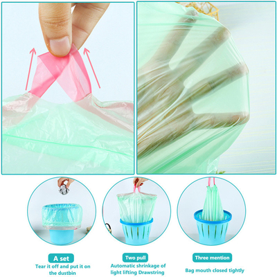 Op maat gemaakte bestelling Aanvaardbare keukenband vuilniszak HDPE/LDPE/LLDPE voor keuken afval