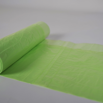 Kleurrijke HDPE wegwerp vuilniszak met trektouw sluiting handig en praktisch