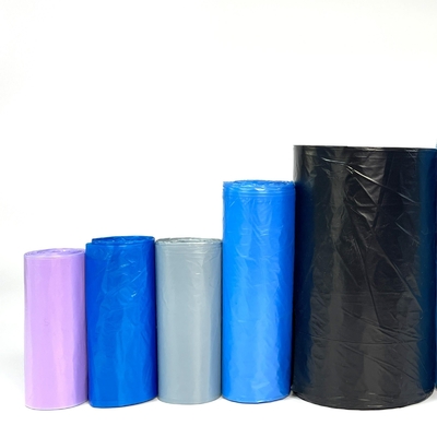 Op maat gemaakt Offset printing Plastic platte vuilniszak zonder trekstreng Can Liner