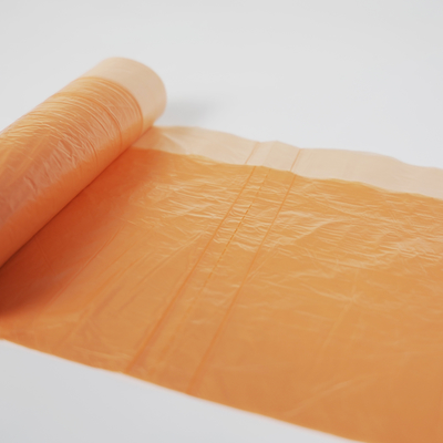 Kleurrijke HDPE wegwerp vuilniszak met trektouw sluiting handig en praktisch