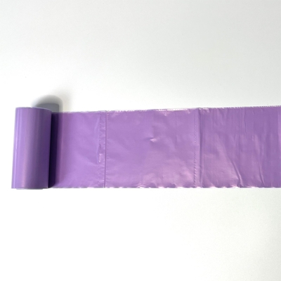 Offsetprinting Oppervlaktebehandeling LDPE Plastic Trash Bag op rol voor beige vuilnisbakken