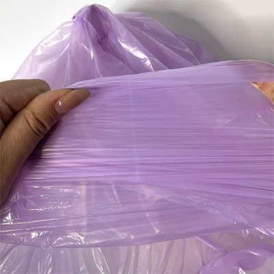Offsetprinting Oppervlaktebehandeling LDPE Plastic Trash Bag op rol voor beige vuilnisbakken