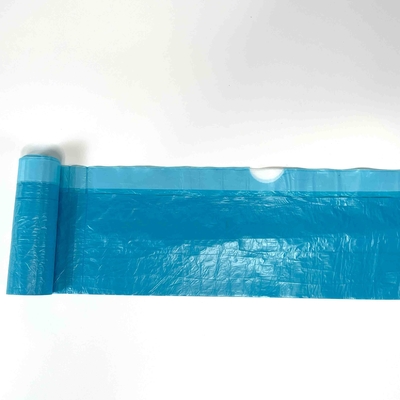 Offsetprinting Op maat gemaakte bestelling 2023 Afbreekbare trekstreng vuilniszak Plastic vuilniszak