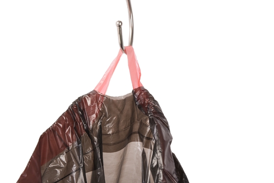 Afvalzakken met trektouw gemaakt van HDPE-plastic