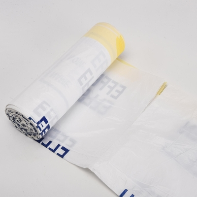 Groen of op maat gemaakte kleur Plastic afval vuilniszak in rol met 5-50 micrometer dikte