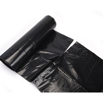 Constructie 120L HDPE 100L Doorzichtige vuilniszak met trektouw voor huishoudelijke producten