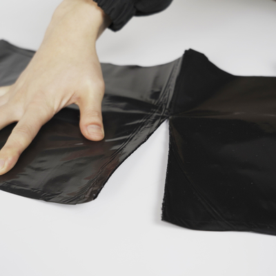 Constructie 120L HDPE 100L Doorzichtige vuilniszak met trektouw voor huishoudelijke producten