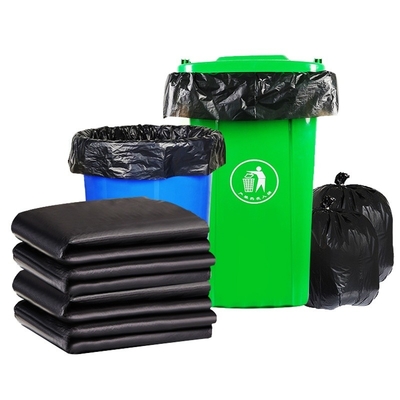 Persoonlijke afmeting Afzonderlijk gevouwen HDPE plastic schoonmaakbedrijf Verpakking vuilniszak