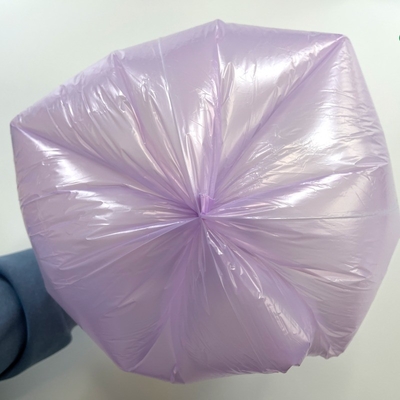 Direct geproduceerde op maat gedrukte plastic vuilniszak in rol biologisch afbreekbaar