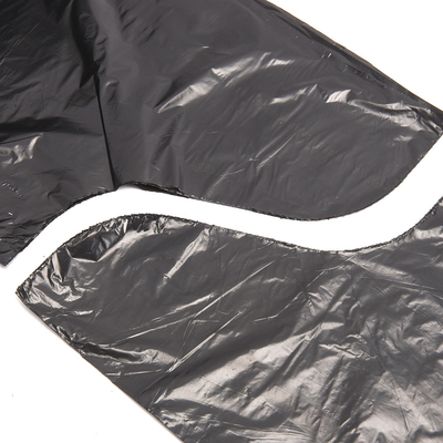 Beige PE Plastic HDPE/LDPE Flap Tie vuilniszak voor direct op maat gemaakt merk