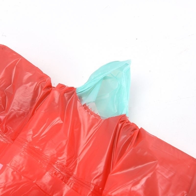 HDPE afvalzak met trektouw en certificaat OK compost voor afvalbeheer