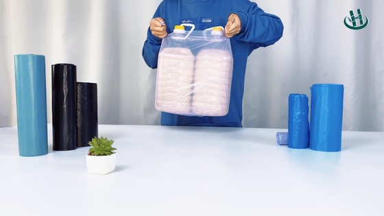 Eenmalige plastic vuilniszak voor het verpakken van afval, vervaardigd uit pulpvormproces