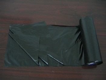 5-100 mic Dikte Certificaat ok compost Recycled Black Bags in rollen voor afval