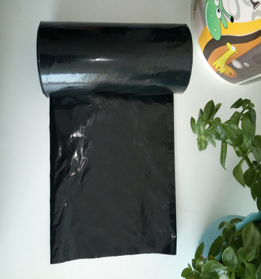 Op maat gemaakte bestelling geaccepteerd extra sterke zwarte LDPE plastic vuilniszakken voor bouw afval