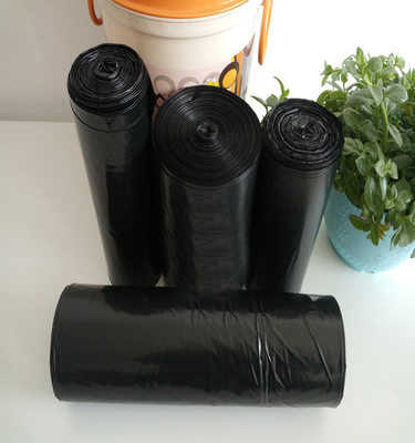 Recycled Black Bags on Roll for Garbage Aanvaarding van op maat gemaakte bestellingen 5-100 mic Dikte