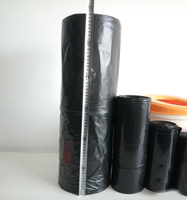 Recycled Black Bags on Roll for Garbage Aanvaarding van op maat gemaakte bestellingen 5-100 mic Dikte