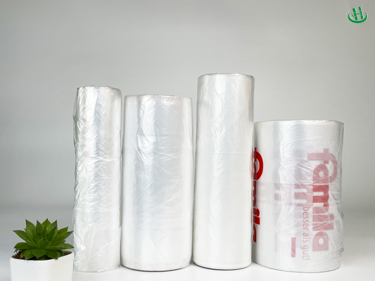 45*50Cm Zwarte wegwerppuntverdikkerende vuilniszak materiaal platte mond huishoudelijke plastic zak voor ander voedsel