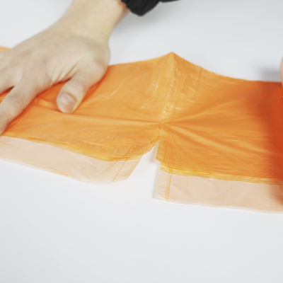 Opdracht Zwarte plastic vuilniszak Verdikte waterdichte krimpzak Wegwerp