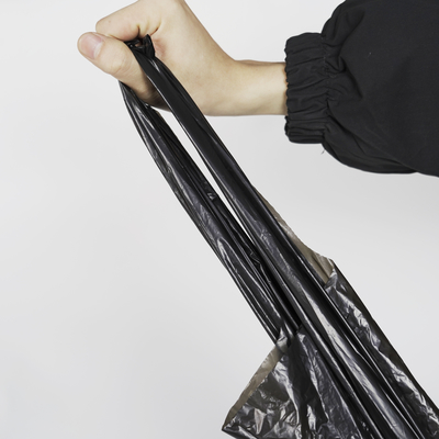 Afsluiting met trekstreng Middelgrote vuilniszakken voor het afdichten van handgreep HDPE/LDPE/LLDPE materiaal