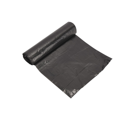 Gepersonaliseerd Logo Zwart Heavy Duty Contractor Industriële Plastic Garbage Bag On Roll Voor Ziekenhuis