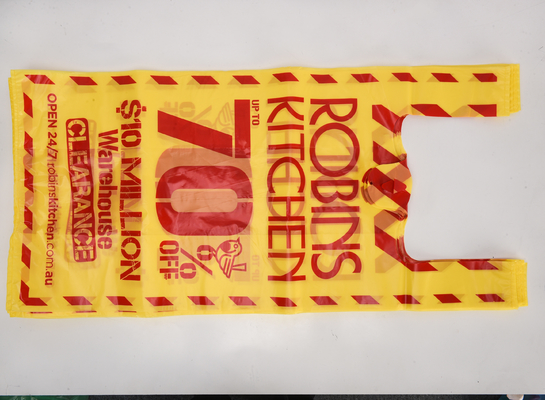 Flexo-printing geurende vest T-shirt Plastic witte vuilniszak voor winkel of restaurant