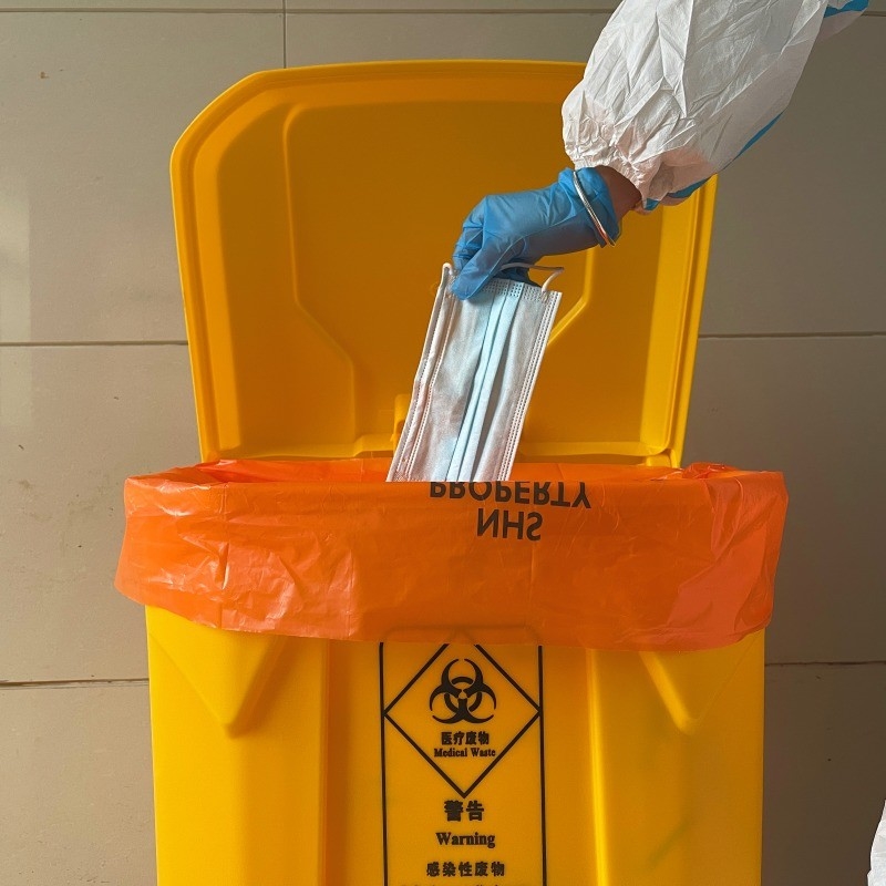 Productie van vierkante bodemzakken GRS zware plastic vuilniszakken voor afvalbeheer