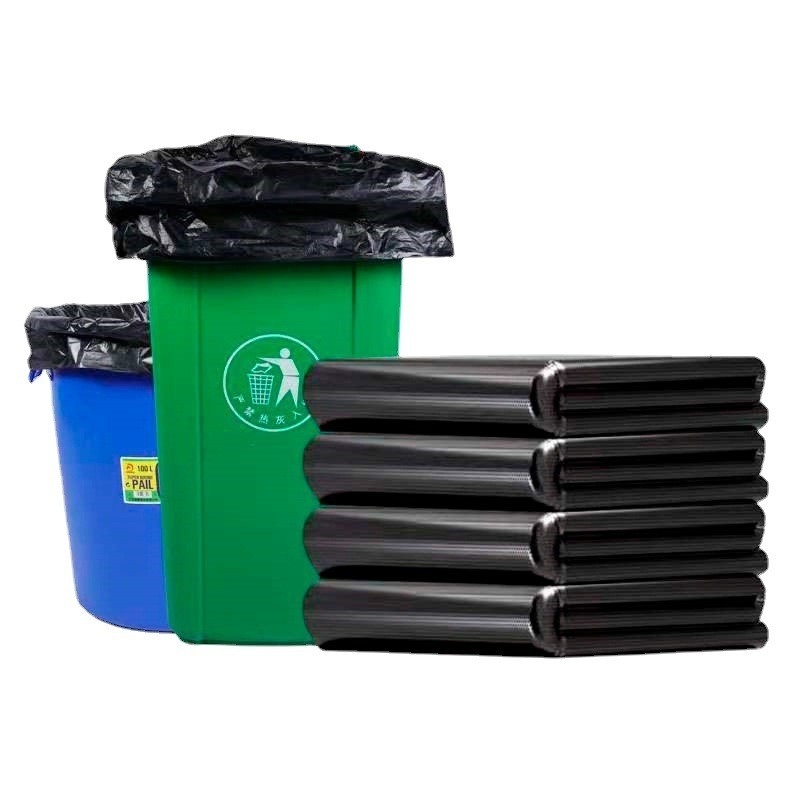 Andere huishoudelijke producten Onderkant Gusset Bag Zwart Zware Doeleinden Kofferbak Liners Tassen Extra Strong