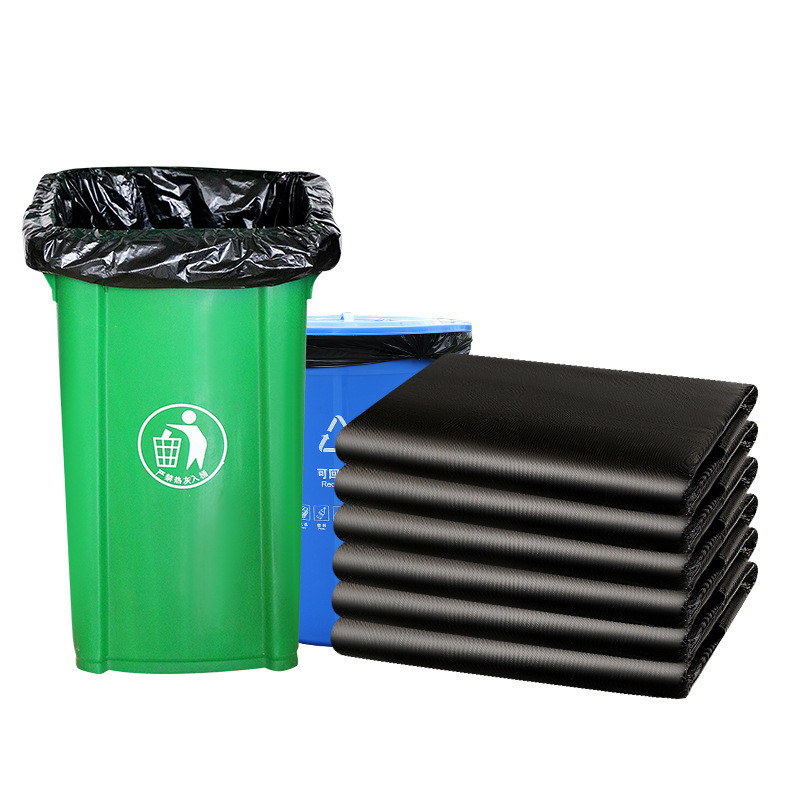 HDPE-aannemer vuilniszakken Superdikke zwarte vuilniszakken voor vuilnisopslag Werfwerkzaamheden