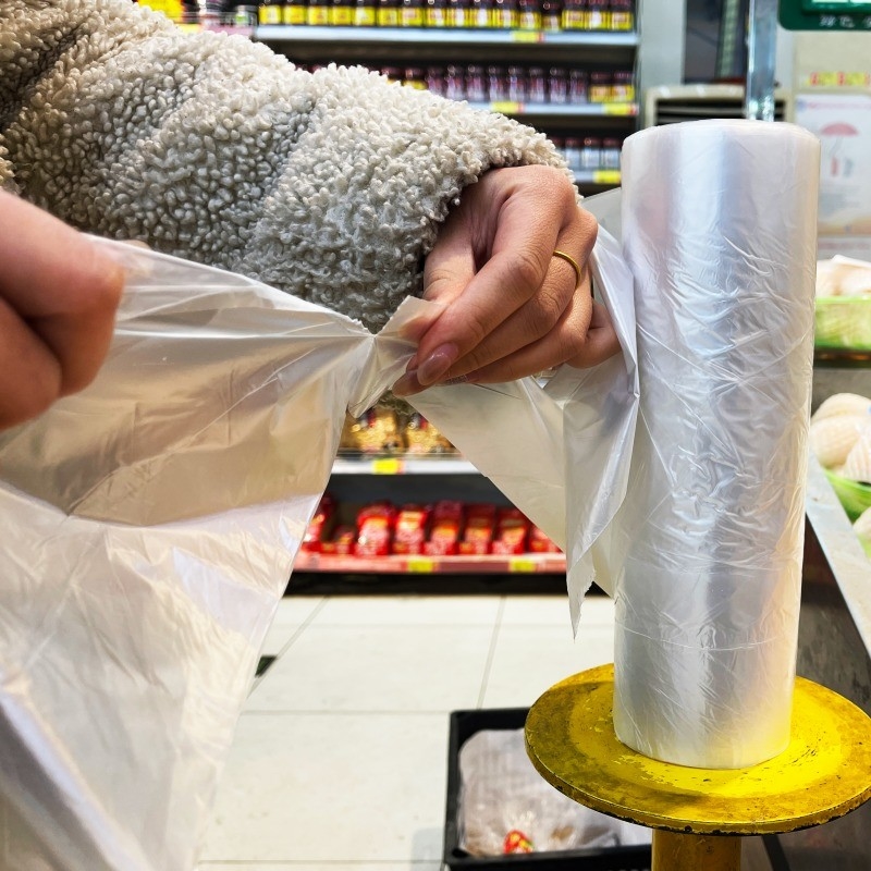 Geprikkelde oppervlakte PE-plastic voedselverpakkingszak Rollenzakken voor voedselopslag en verpakking