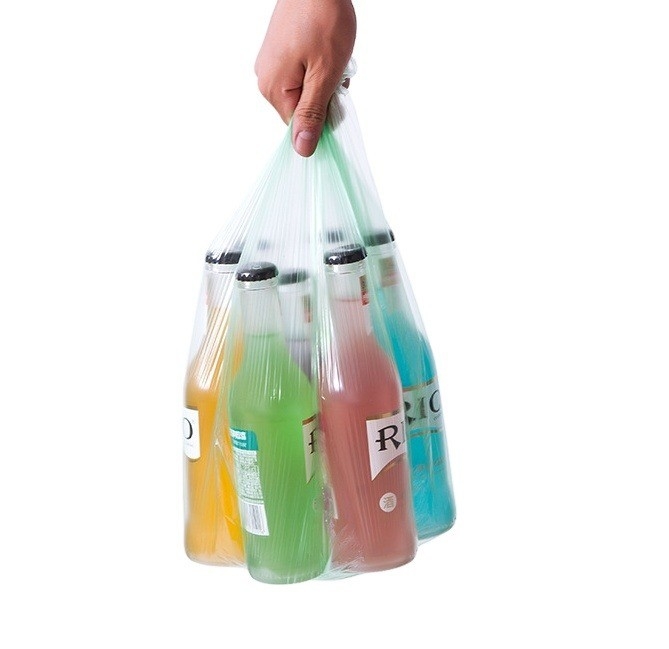 T-shirthandvat Plastic afvalzak op rol voor HDPE/LDPE materiaalstructuur