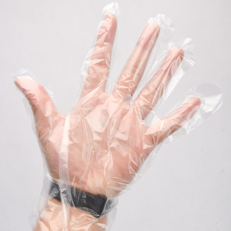 Mediumdikte HDPE-handschoenen voor lekvrij schoonmaakmiddel van levensmiddelenkwaliteit