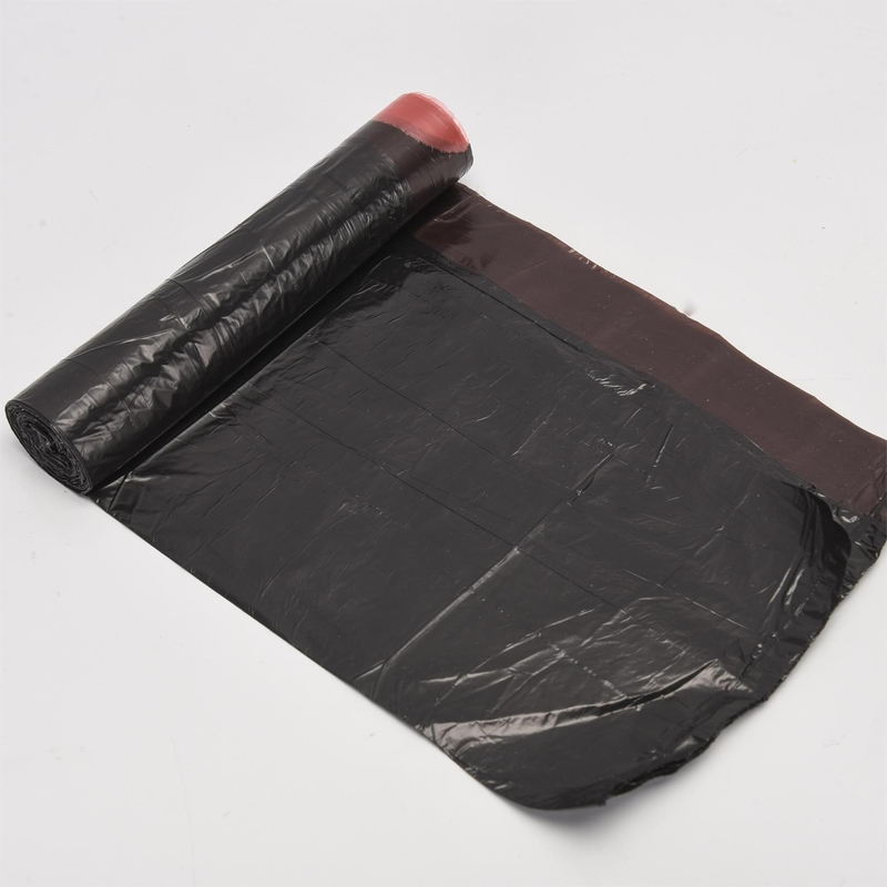 Groothandel PE Plastic Black Bin Garbage Liner Bag met Offset Printing en Heavy Duty