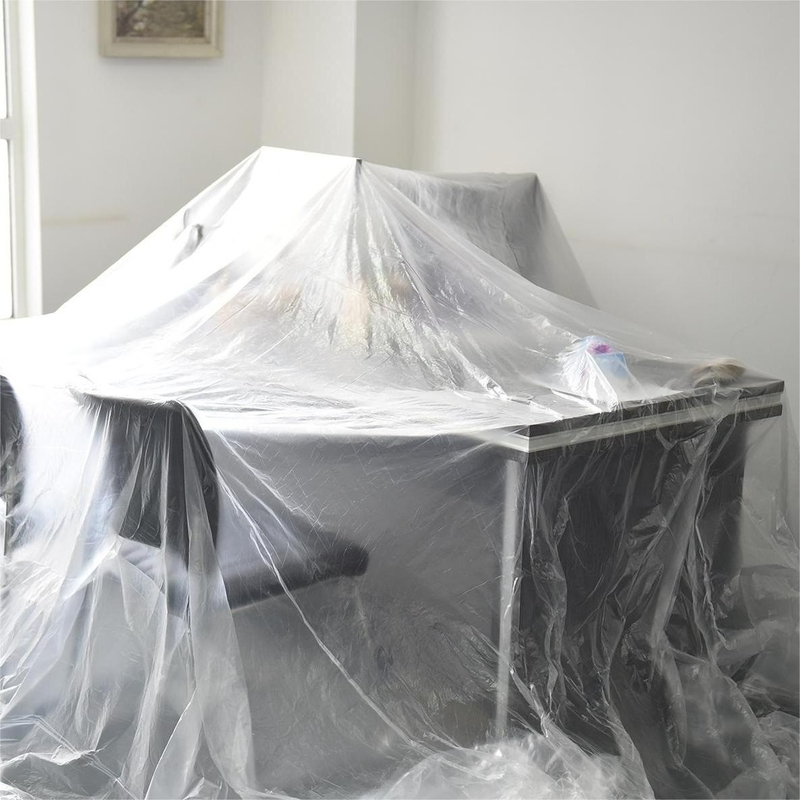 4X5M Plastic Painting Drop Stofplaat voor huishoudelijke producten Bescherm uw vloer