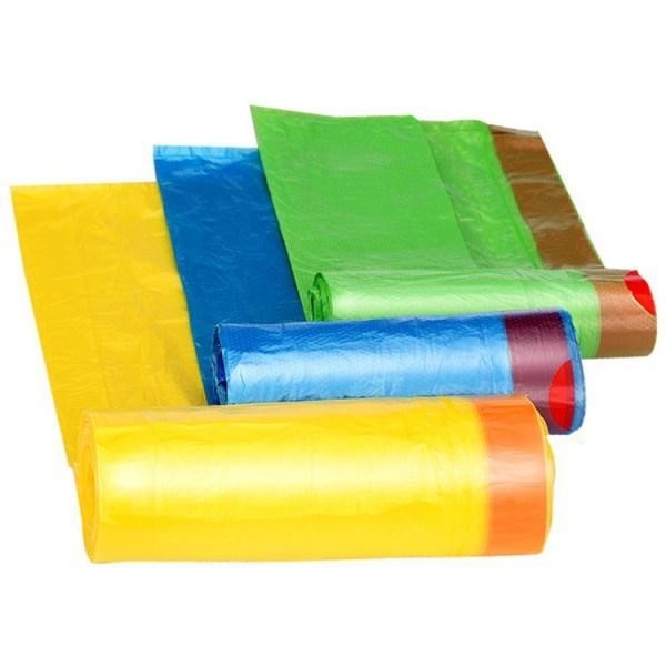 Offsetprinting Draadstreng vuilniszakken voor vuilnisbak Liner in 5-50 Mic dikte