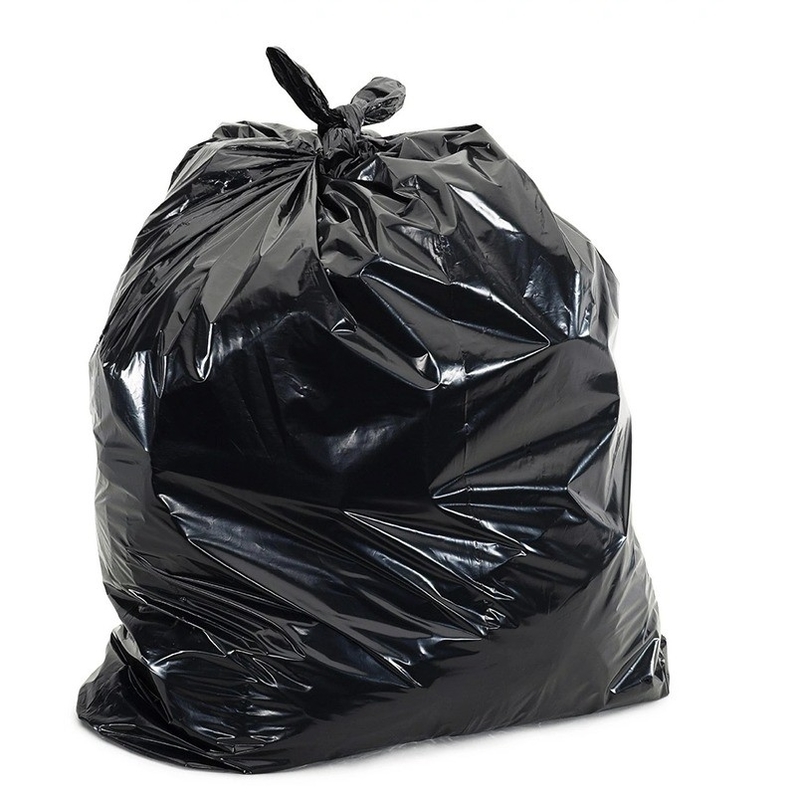 Groen of aangepast kleur Zwart Plastic vuilniszak op rol met dikte 5-80 mic