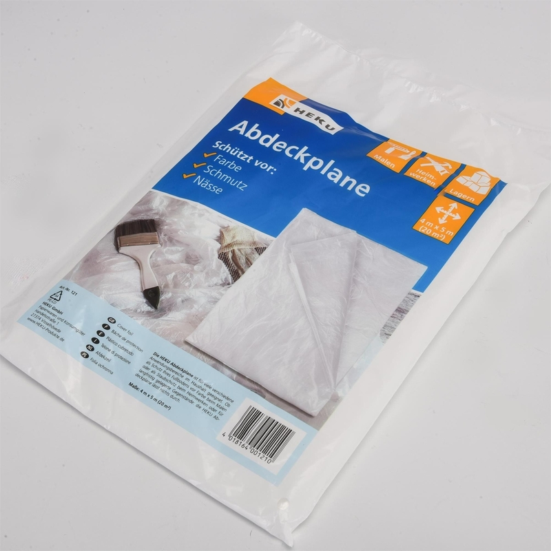 Plastic Drop Cloths Cover Sheet voor alle doeleinden Verfmakers Aanpasbaar HDPE/LDPE/LLDPE