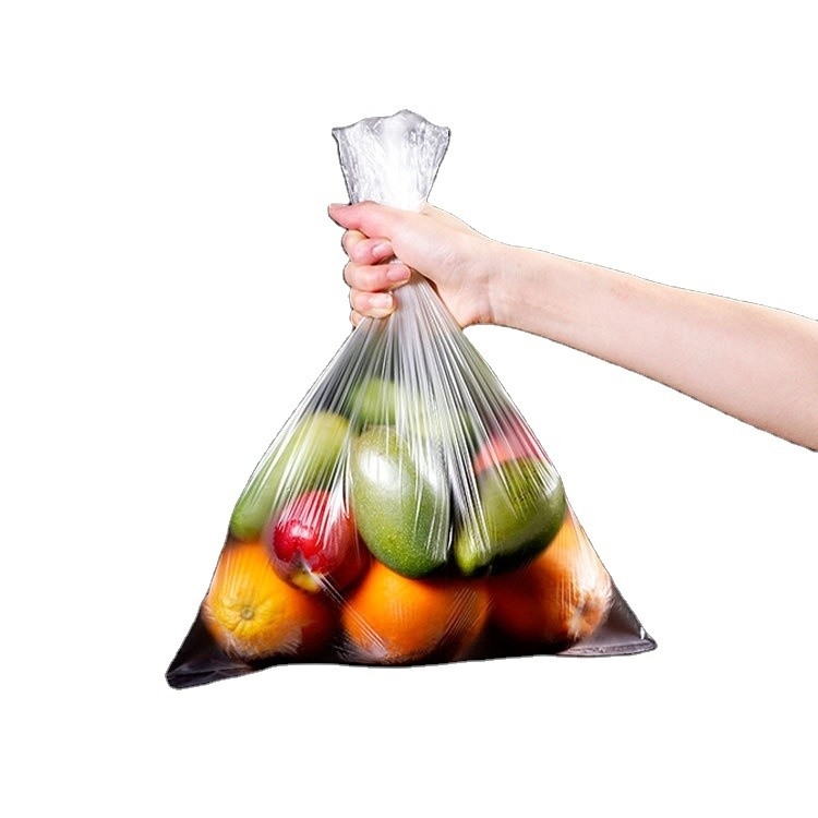 Huishoudelijk droog voedsel Adembarable Perforated Custom Food Packaging Self Print Plastic PE Bag